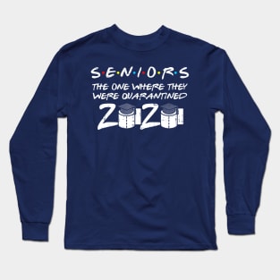 Seniors Quarantined Class Of 2020 Toilet paper Graduation T-Shirt Long Sleeve T-Shirt